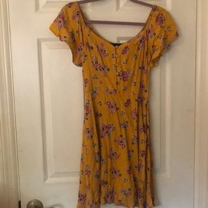 Yellow Floral Dress